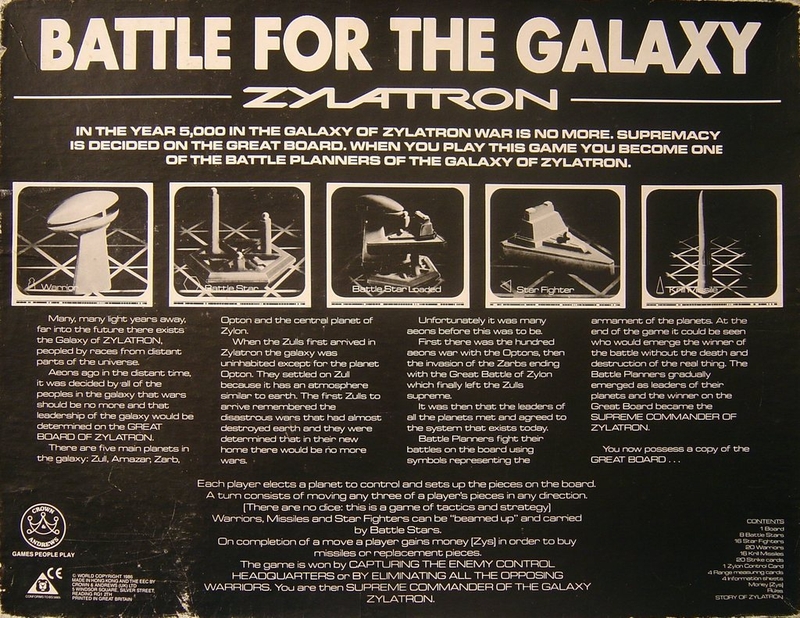 zylatron back box